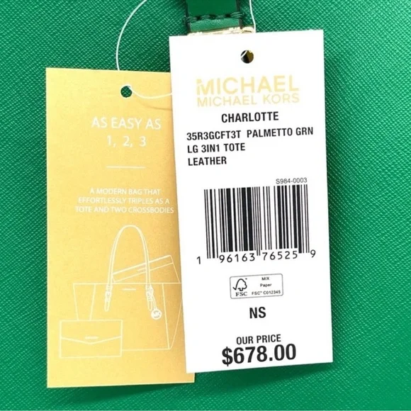 Michael Kors Large Charlotte 3 in 1 Tote Bag | CHOOSE & PICK - Picture 15 of 15